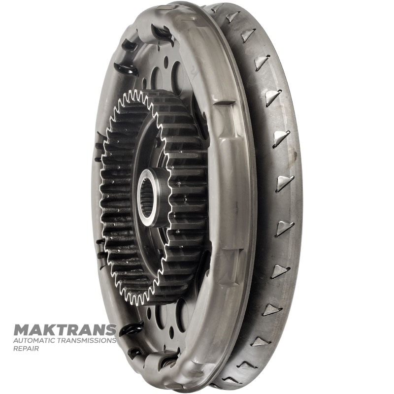 Turbínové koleso, tlmič pružiny meniča krútiaceho momentu JATCO JR507E, NISSAN RE5R05A — vonkajší Ø 254,50 mm, 24 drážok, označenie lopatiek F5, F4, F3