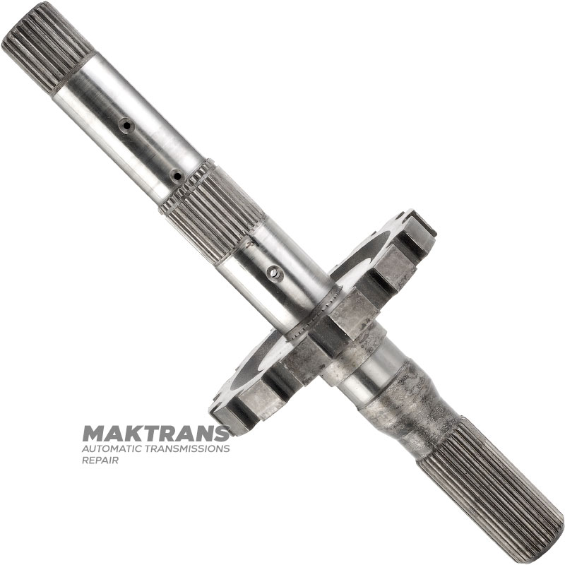 Výstupný hriadeľ (s parkovacím prevodom) FORD E4OD, 4R100 - dĺžka hriadeľa 363 mm, 31 drážok (vonkajší Ø 34,45 mm, dĺžka drážky 74 mm)