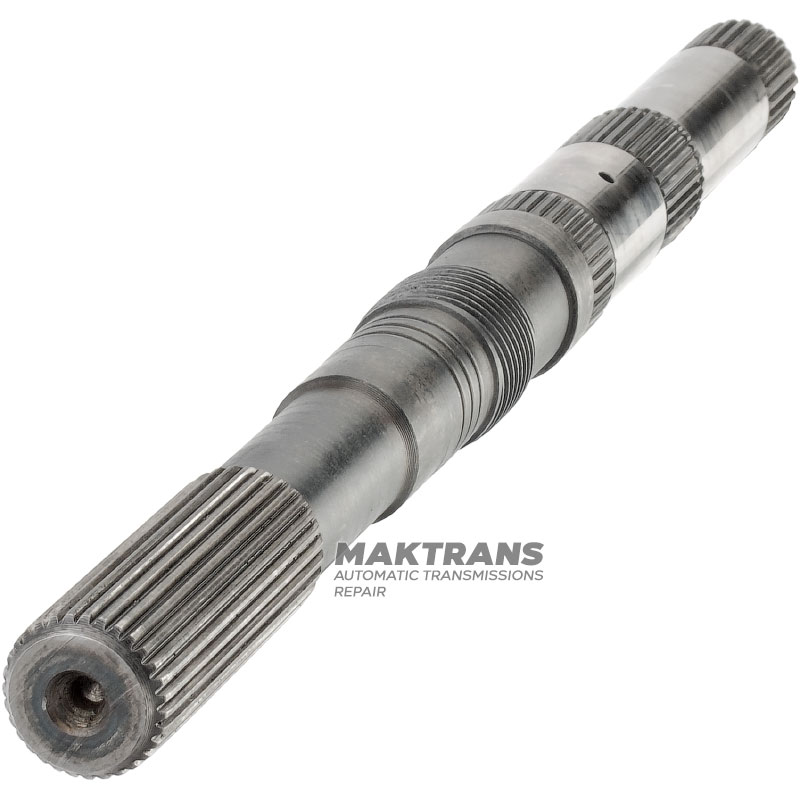 Výstupný hriadeľ (bez parkovacieho prevodu) FORD E4OD, 4R100 - dĺžka hriadeľa 508 mm, 31 drážok (vonkajší Ø 34,45 mm, dĺžka drážky 96 mm)