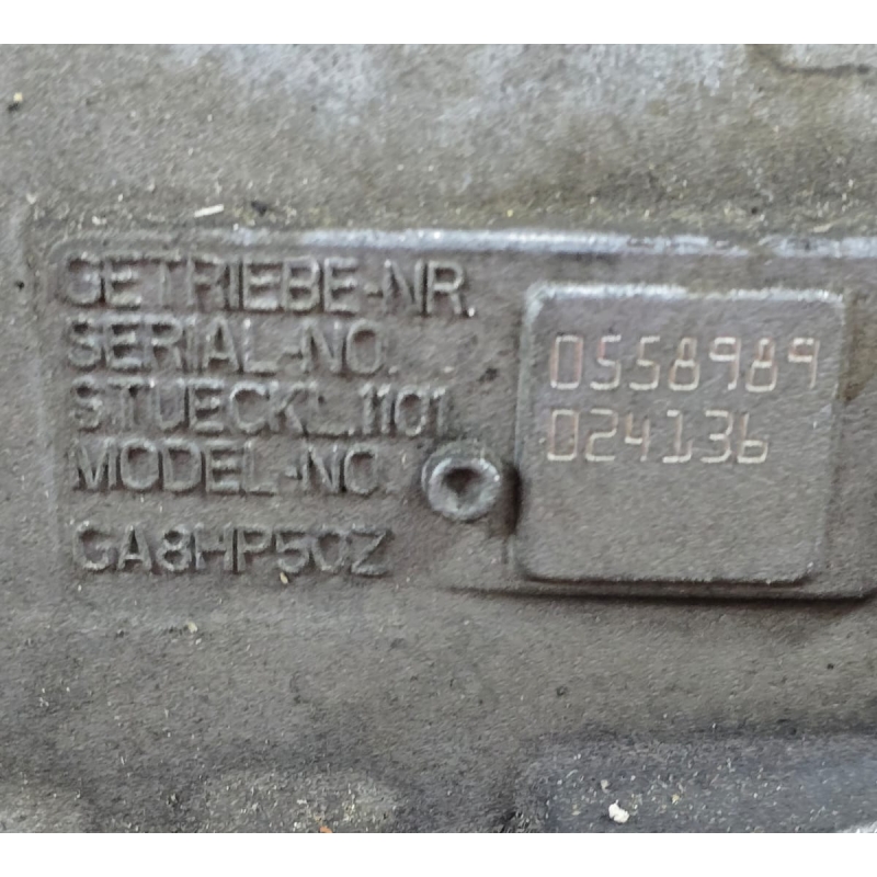 Zostava automatickej prevodovky (s meničom krútiaceho momentu, bez rozdeľovacej prevodovky) ZF 8HP50, GA8HP50Z (4WD) — 1101024136, 1101401098 (Alfa Romeo Stelvio (949) 2.2d 16V 180 Q4)