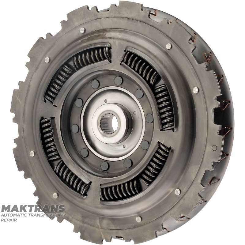 Turbínové koleso, tlmič pružiny meniča krútiaceho momentu JATCO RE4F03A, RL4F03A, RE4F03B, RE4F03V — celková výška 50 mm, vonkajší Ø turbínového kolesa 254,60 mm, 20 drážok