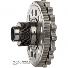 Vývodový hriadeľ (PTO) / Centrálne koleso P1 NISSAN RE6R01A / AISIN WARNER A466ND - Centrálne koleso 49 zubov (Ø 75,80 mm), Ozubené koleso vývodového hriadeľa 69 zubov (Ø 203,90 mm)
