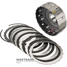 Kôš spojky K2 NISSAN RE6R01A / AISIN WARNER A466ND - celková výška bubna 101 mm, 5 trecích lamiel (výška od piestu po doraz 30 mm)
