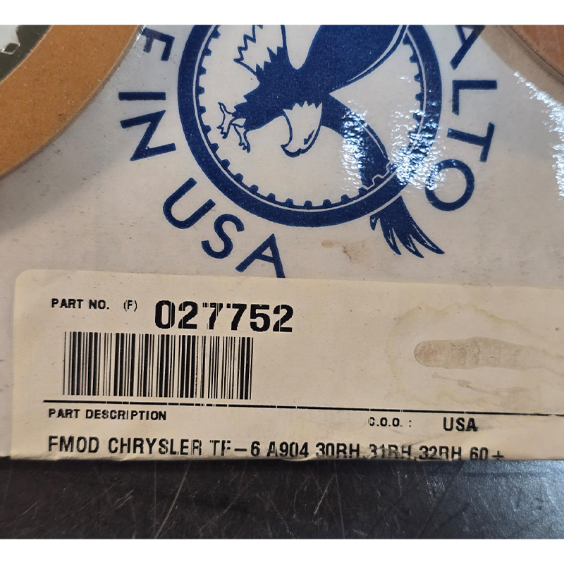 Sada trecích lamiel CHRYSLER A904, 30RH, 31RH, 32RH — ALTO USA