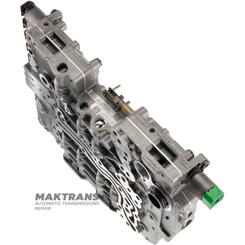 Teleso ventilu (kompletné so solenoidmi) ZF 8HP90 — použité, netestované, oddeľovacia doska A028/B028, 1087327099
