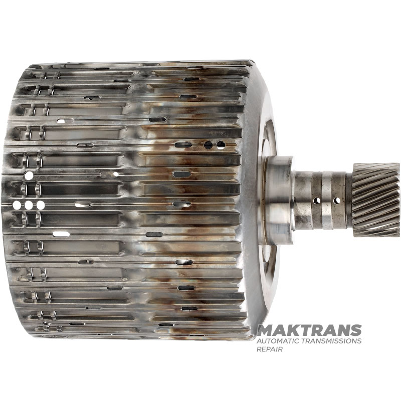 Centrálne koleso planétovej prevodovky č. 4 ZF 8HP90, 8HP90A - celková výška 227 mm, 28 zubov (vonkajší Ø 45,40 mm)