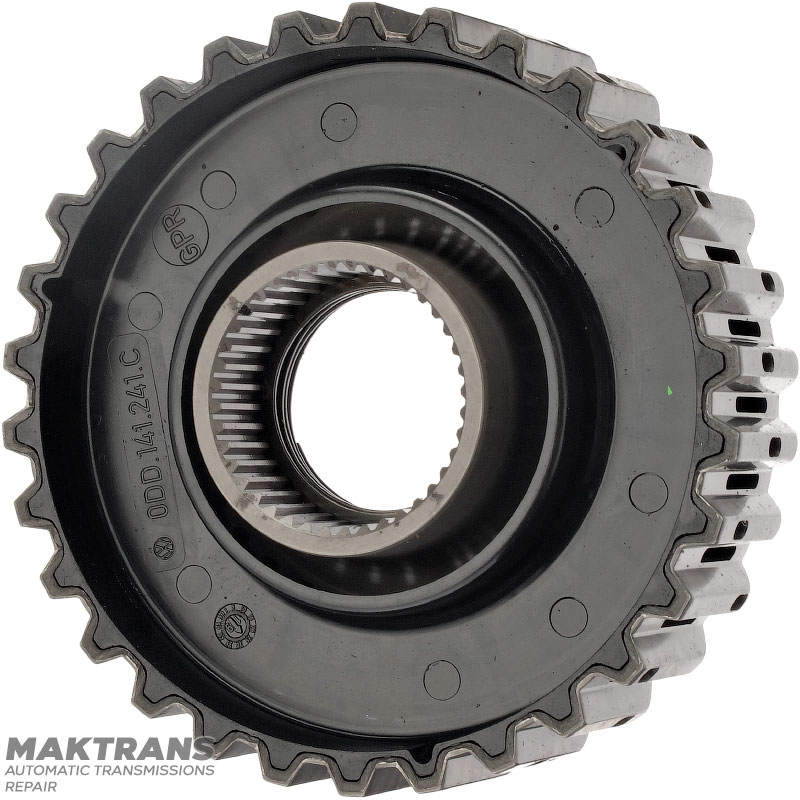 Náboj K2 Spojka VAG eHybrid 0DD DQ400 — 0DD141040D, výška náboja 31,55 mm, vonkajší Ø 100,70 mm, 40 drážok