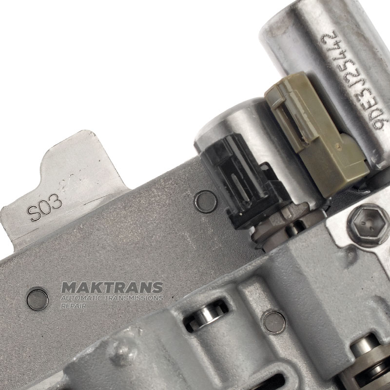 Zostava telesa ventilu so solenoidmi TOYOTA / LEXUS A750E, A750F — oddeľovacia doska S03