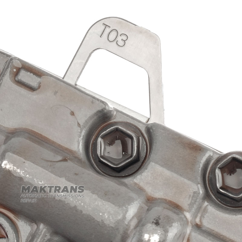Zostava telesa ventilu so solenoidmi TOYOTA / LEXUS A750E, A750F — oddeľovacia doska T03