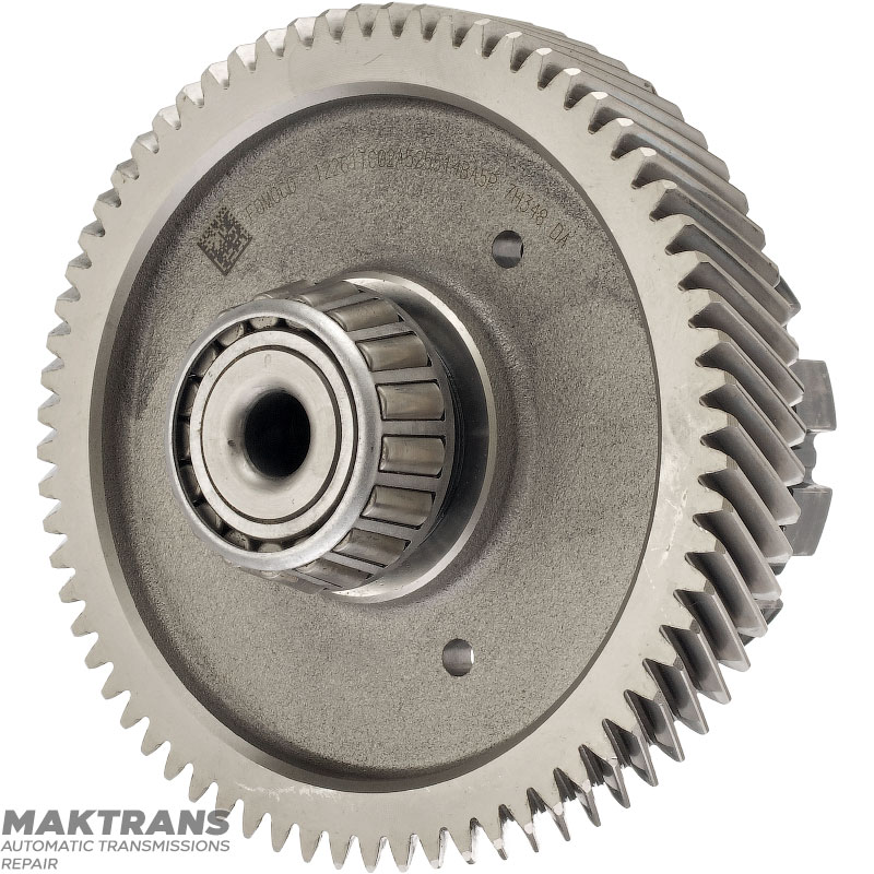Medzihriadeľ diferenciálu FORD 6F50N, 6F55N — 17 zubov (5 zárezov, vonkajší Ø 71,45 mm), 68 zubov (vonkajší Ø 164,40 mm, šírka 26,75 mm)