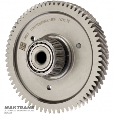 Medzihriadeľ diferenciálu FORD 6F50N, 6F55N — 18 zubov (2 zárezy, vonkajší Ø 75,25 mm), 68 zubov (vonkajší Ø 164,30 mm, šírka 22,10 mm)