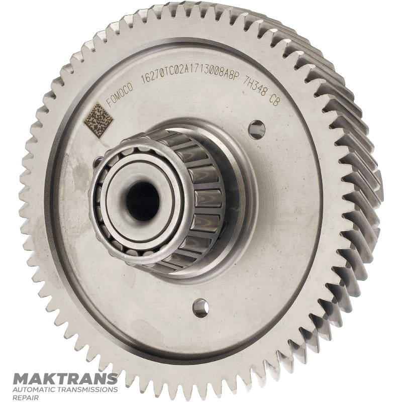 Medzihriadeľ diferenciálu FORD 6F50N, 6F55N — 19 zubov (3 zárezy, vonkajší Ø 78,70 mm), 68 zubov (vonkajší Ø 164,35 mm, šírka 22,15 mm)