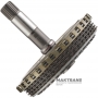 Vstupný hriadeľ, bubon spojky s overdrive VAG 09H, AQ451 (8-stupňová prevodovka) - celková dĺžka hriadeľa 142 mm, 23 drážok (vonkajší Ø 23,40 mm), 5 trecích kotúčov