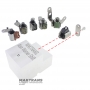 Testovací adaptér solenoidov Shift Aisin Warner (AW55-50SN, A340, U440, A750, AW60-40, AW50-42)