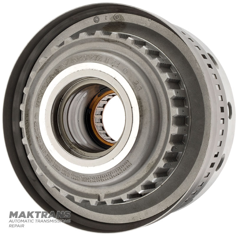 Kôš spojky Mercedes-Benz K1 722.6 — 58 zubov (vonkajší Ø 81,60 mm), výška od piestu po poistný krúžok 37 mm, R1402721124