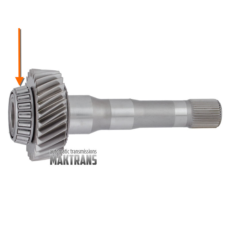 Kuželíkové radiálne ložisko výstupného hriadeľa rozdeľovacej prevodovky / skrine - 65x35x18,65/13,90, F-567255.TR1-DZ, M0418.0633.10, 0501.325.610