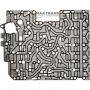 Oddeľovacia doska ZF 8HP70, 8HP90 – A048/B048, 1087327175ZFS, 1087327175