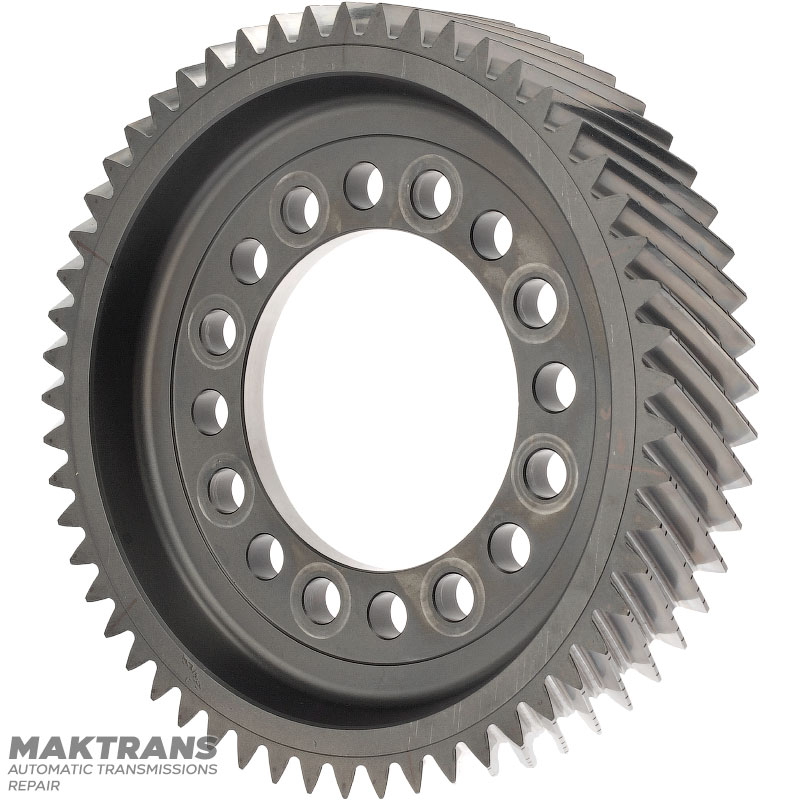Špirálové ozubené koleso diferenciálu JEEP A8F30 - 55 zubov (vonkajší priemer 211,30 mm, šírka 41,30 mm, 5 zárezov), 458324G810