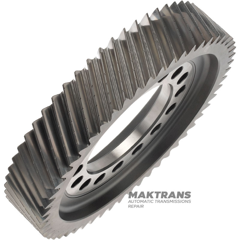 Špirálové ozubené koleso diferenciálu JEEP A8F30 - 55 zubov (vonkajší priemer 211,30 mm, šírka 41,30 mm, 5 zárezov), 458324G810