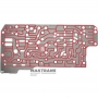 Oddeľovacia doska telesa ventilu (hliníková) ZF 9HP48, 948TE - bez označení, M-Shift, 1094327073
