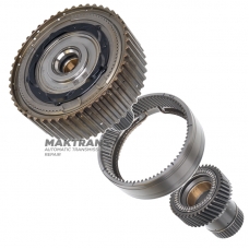 Predné planétové koleso A8F30 - 45712P4G810, 5 satelitov (16 zubov), centrálne koleso (42 zubov, vonkajší Ø 66,45 mm, výška 71 mm), korunové koleso (73 zubov, vonkajší Ø 129,25 mm)
