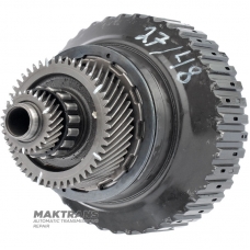 Repasovaná (testovaná na cestách) planétová prevodovka, spojka VAG CVT VL380 0AW - 27 zubov (vonkajší Ø 42,45 mm, 1 zárez) / 48 zubov (vonkajší Ø 89,15 mm, 3 zárezy), 7 trecích kotúčov (celková hrúbka sady 31 mm)