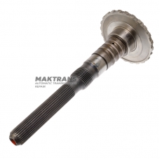 Výstupný hriadeľ 4R70W 4R75E 4R75W (AOD, AODE, AODE-W) — celková dĺžka 381 mm, 28 drážok, dĺžka drážkovanej časti 137 mm