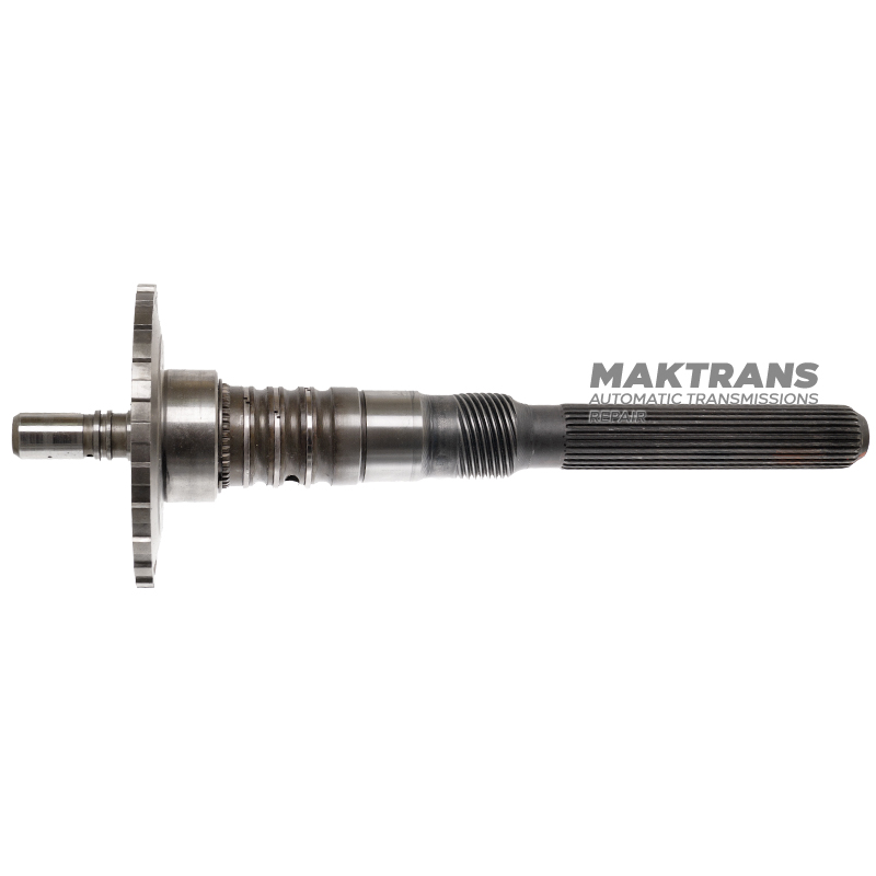 Výstupný hriadeľ 4R70W 4R75E 4R75W (AOD, AODE, AODE-W) — celková dĺžka 381 mm, 28 drážok, dĺžka drážkovanej časti 137 mm