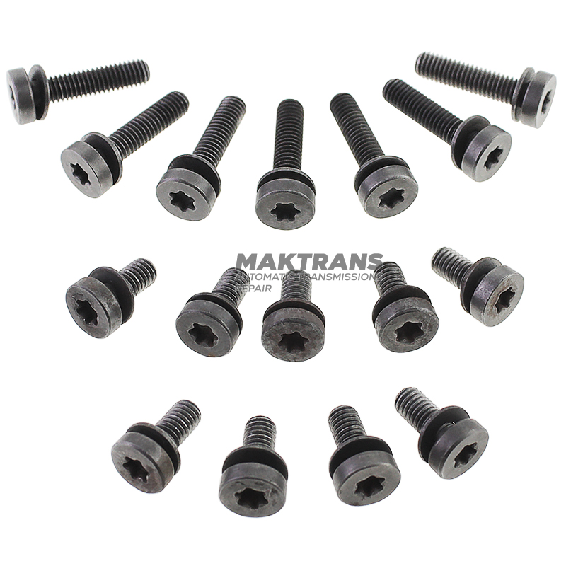 Sada montážnych skrutiek olejového čerpadla pre TOYOTA/LEXUS U660E, U660F, U760E - 9014860068, 9014860067 (vrátane 16 skrutiek)