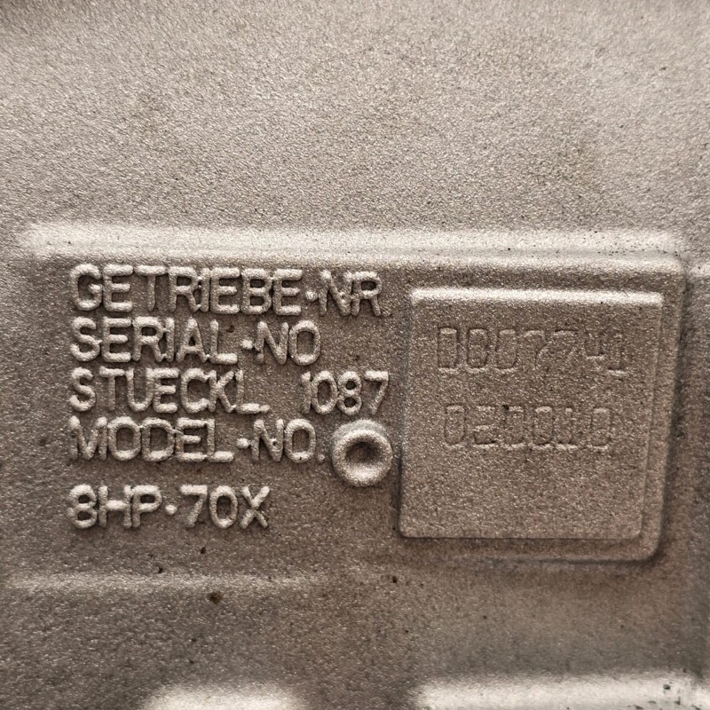 Repasovaná (testovaná na ceste) prevodovka ZF 8HP70, 8HP70X 4WD — 1087020010, BMW X5 (E70) 30d xDrive 3.0 24V, 2008-2013