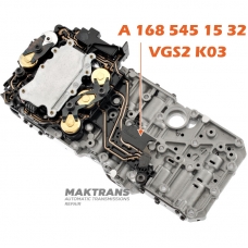Zostava telesa ventilu so solenoidmi a elektronickou jednotkou Mercedes-Benz 722.7 — VGS2 K03, A1685451532