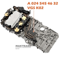 Zostava telesa ventilu so solenoidmi a elektronickou jednotkou Mercedes-Benz 722.7 — VGS K02, A0245454632