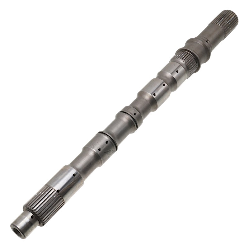 Výstupný hriadeľ RE5R05A / RE7R01A – celková dĺžka 472 mm, 32 drážok (vonkajší Ø 32,45 mm, D 35 mm), 36 drážok (vonkajší Ø 37,60 mm, D 20 mm), 32 drážok (vonkajší Ø 33,70 mm, D 45 mm)