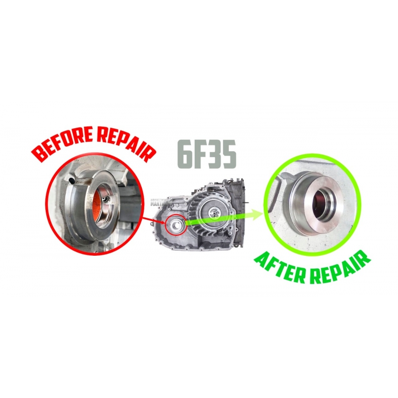 Odstránenie axiálnej vôle diferenciálu v skrini automatickej prevodovky 6F35