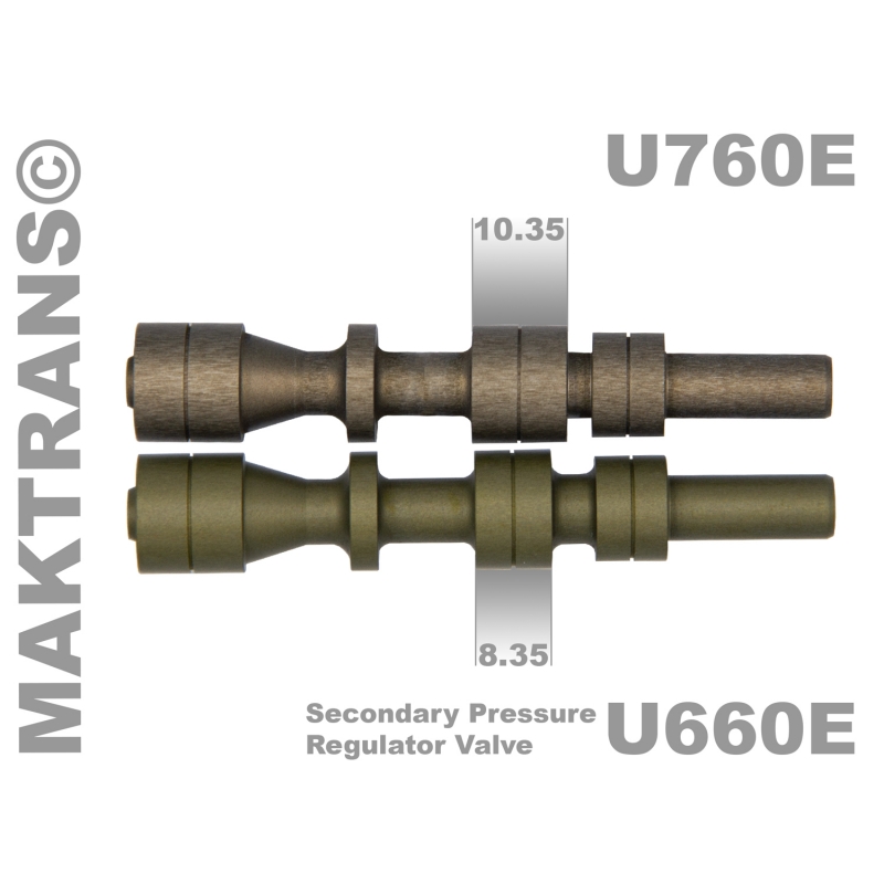 Sekundárny tlakový regulačný ventil (veľkosť +0,015 mm) U760E U760F