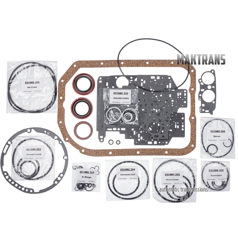 Sada tesnení, automatická prevodovka 4L80E 91-up